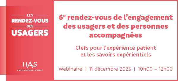 Regarder en replay - 6e rendez-vous de l’engagement des usagers et des personnes accompagnées